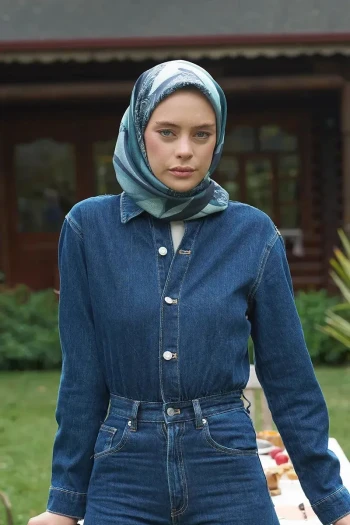 LACİVERT Ed Scarf Lace Modal Eşarp