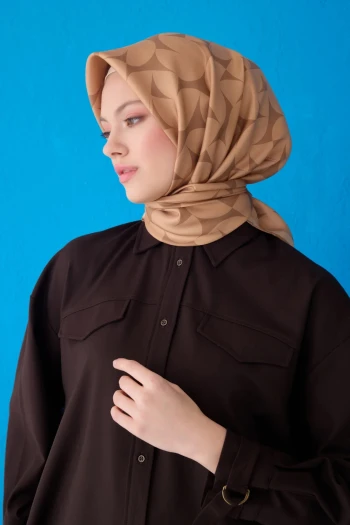 01 Belli Twill İpek Eşarp 4117D