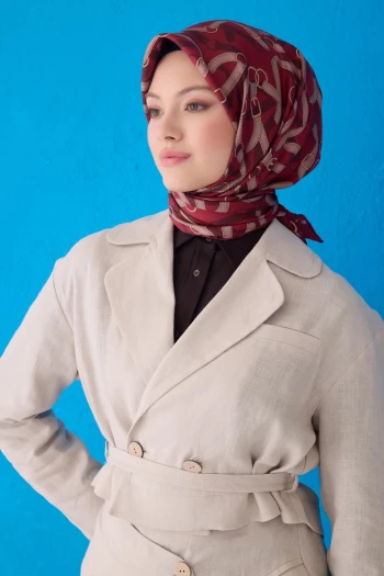 03 Belli Twill İpek Eşarp 4125D
