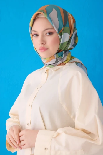 04 Belli Twill İpek Eşarp 4108D