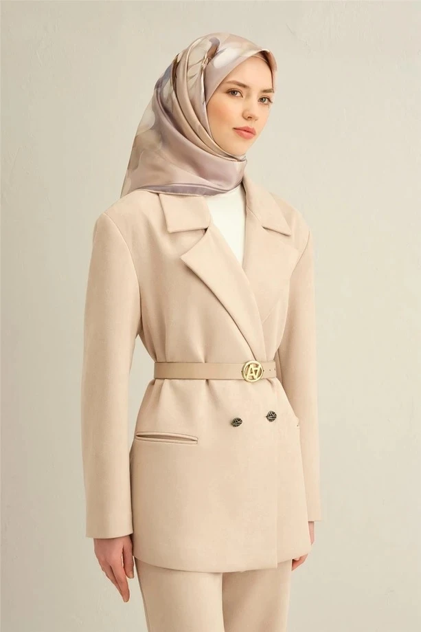 06 Armine Twill İpek Eşarp 9305D