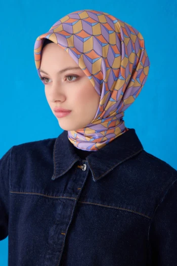 06 Belli Twill İpek Eşarp 4112D