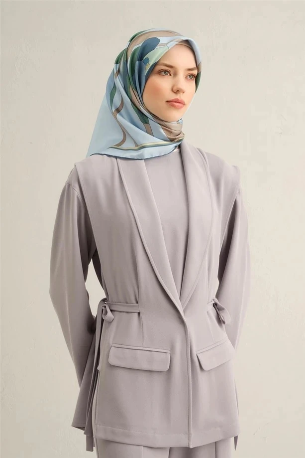 07 Armine Twill İpek Eşarp 9302D