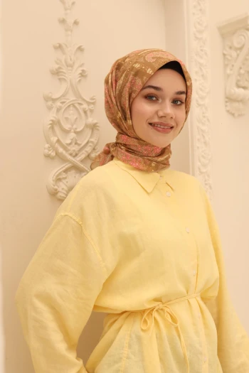 15 Silk Home Minik Desenler Soft Eşarp