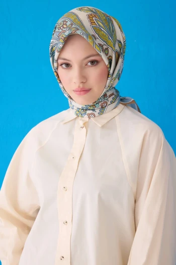 33 Belli Twill İpek Eşarp 4111D