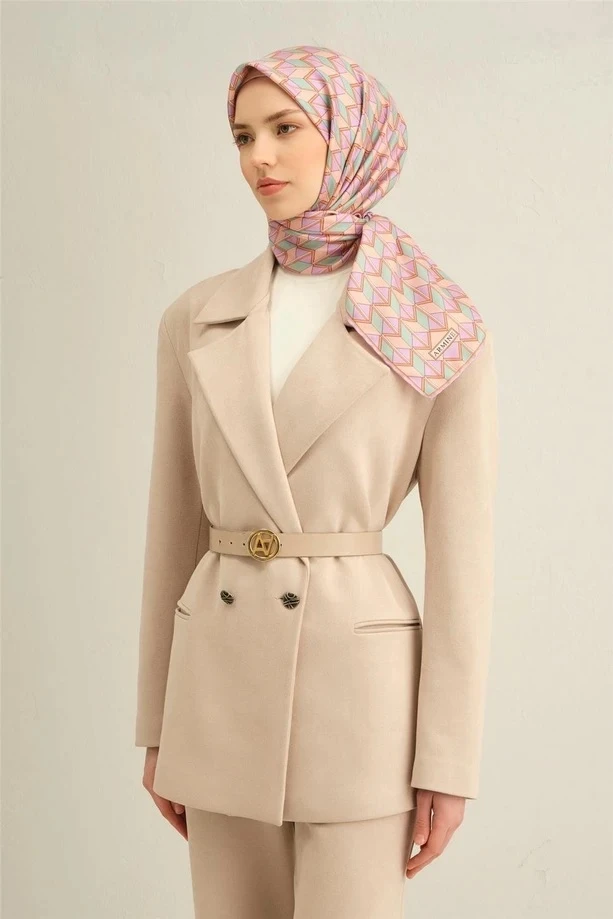 34 Armine Twill İpek Eşarp 9309D