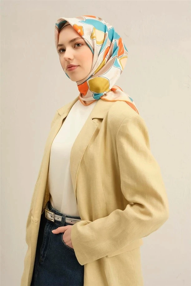 36 Armine Twill İpek Eşarp 9314D