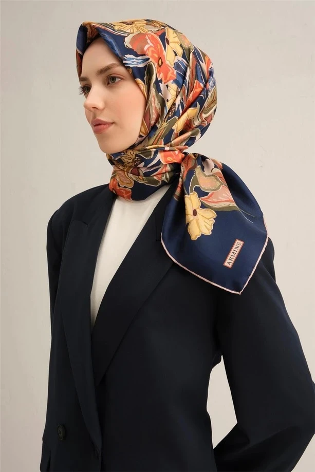 37 Armine Twill İpek Eşarp 9332D