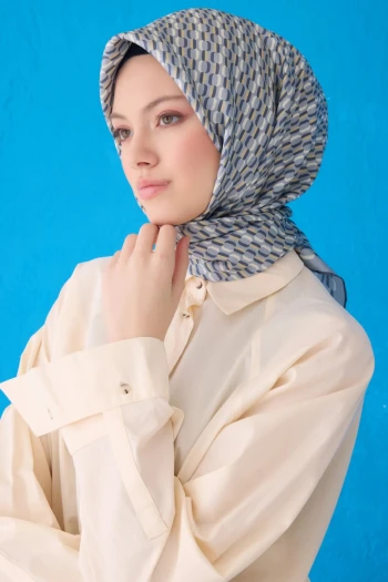 56 Belli Twill İpek Eşarp 4124D