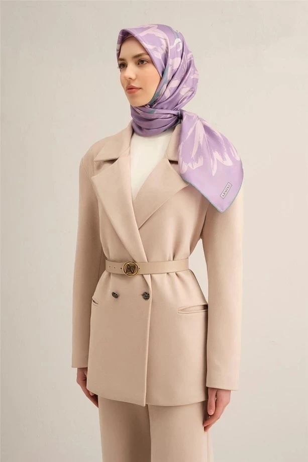 57 Armine Twill İpek Eşarp 9322D