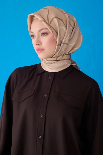 58 Belli Twill İpek Eşarp 4113D
