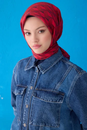 80 Belli Twill İpek Eşarp 4112D