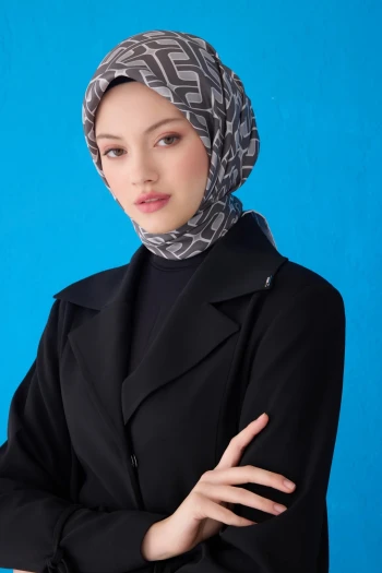 87 Belli Twill İpek Eşarp 4118D