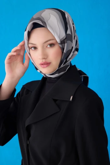 90 Belli Twill İpek Eşarp 4108D