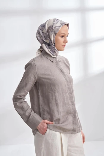 Duman Armanda Twill İpek Eşarp 4305
