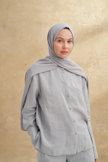 GÜMÜŞ Armanda Barok Desen Şal 3357