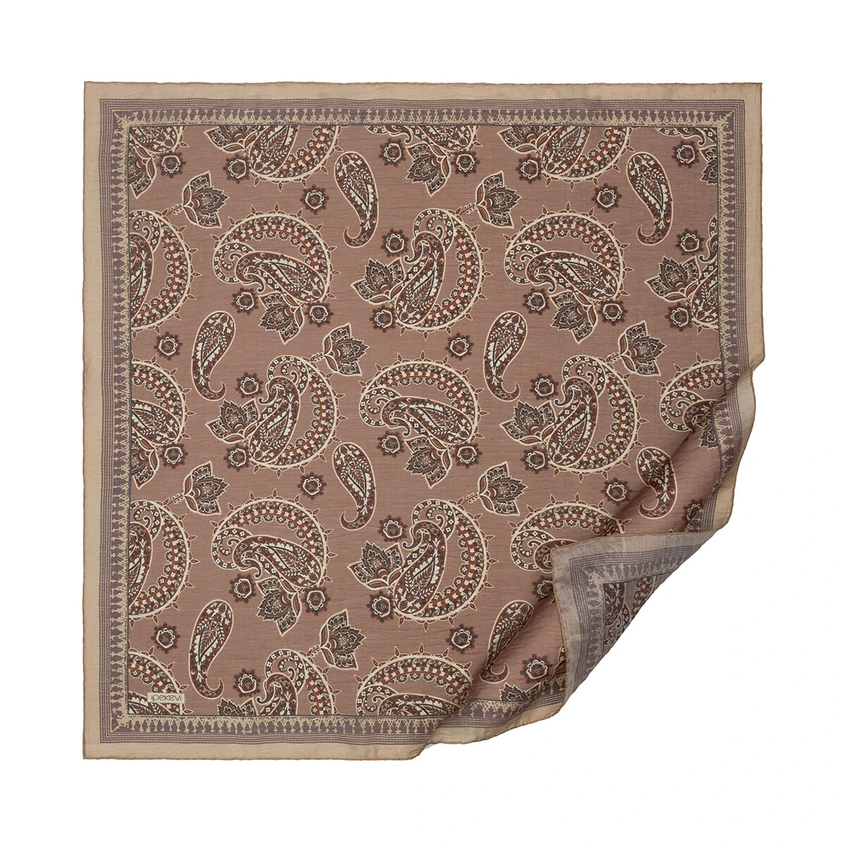 Kum Beji İpekevi Tensel Empirme Eşarp 2227