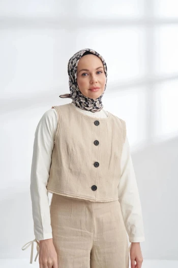 SİYAH Armanda Twill İpek Eşarp 4307