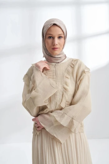Vizon Armanda Twill İpek Eşarp 4309