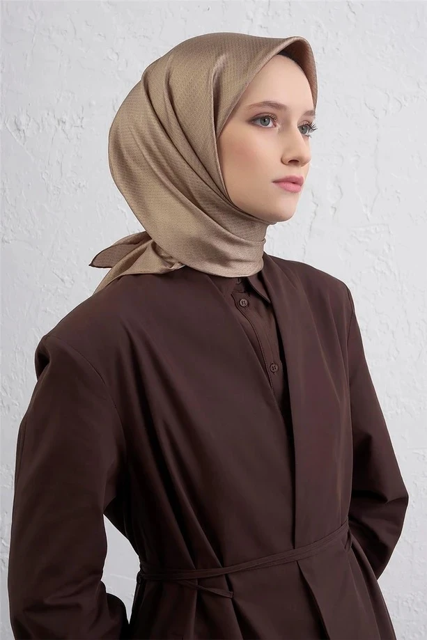 02 Armine Twill İpek Eşarp 9415D