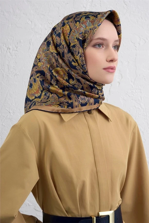 03 Armine Twill İpek Eşarp 9416D