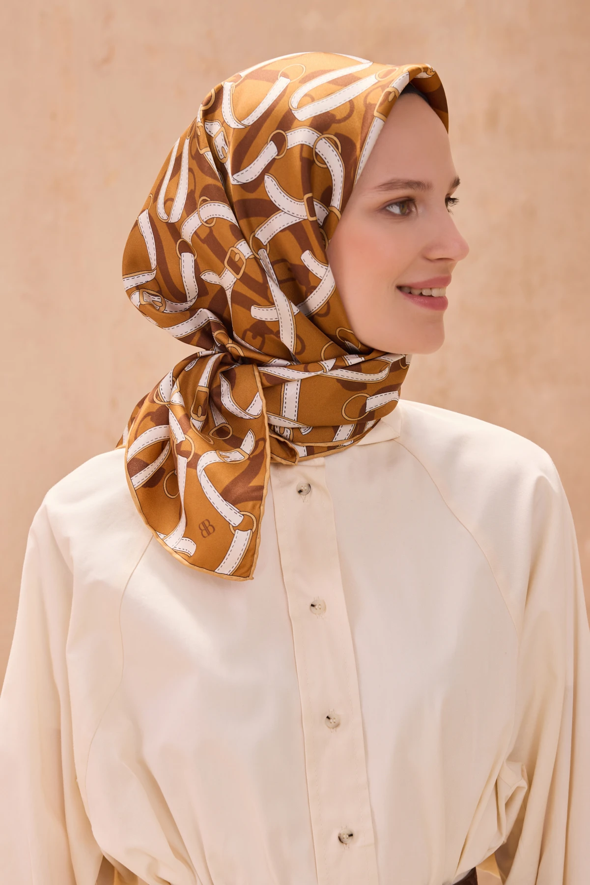 04 Belli Twill İpek Eşarp 4125D