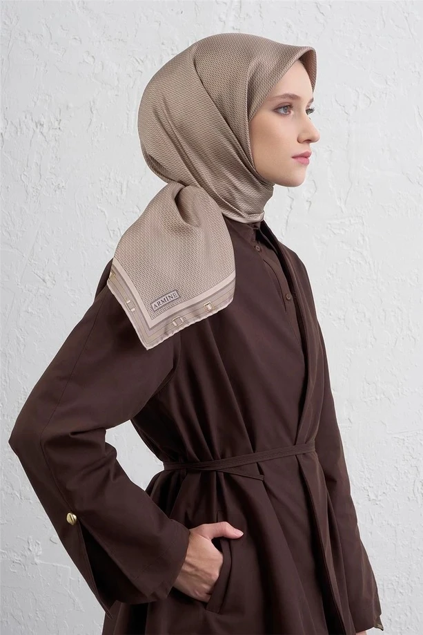 05 Armine Twill İpek Eşarp 9401D