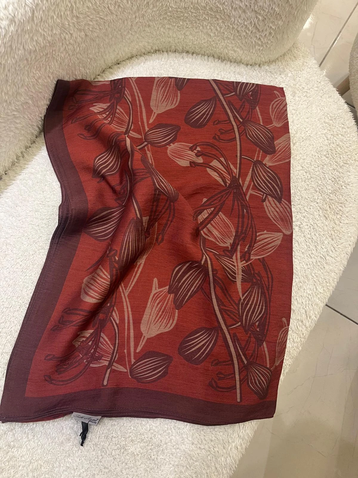 05 Silk Home Su Lalesi Mayda Şal