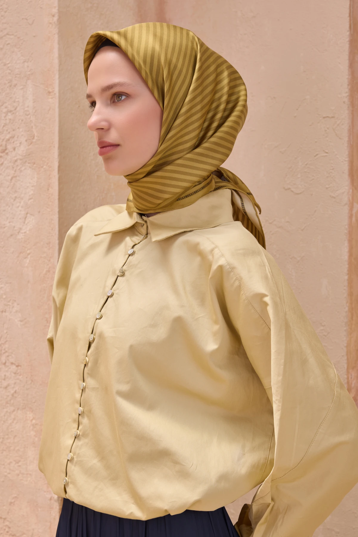 06 Belli Twill İpek Eşarp 4115D