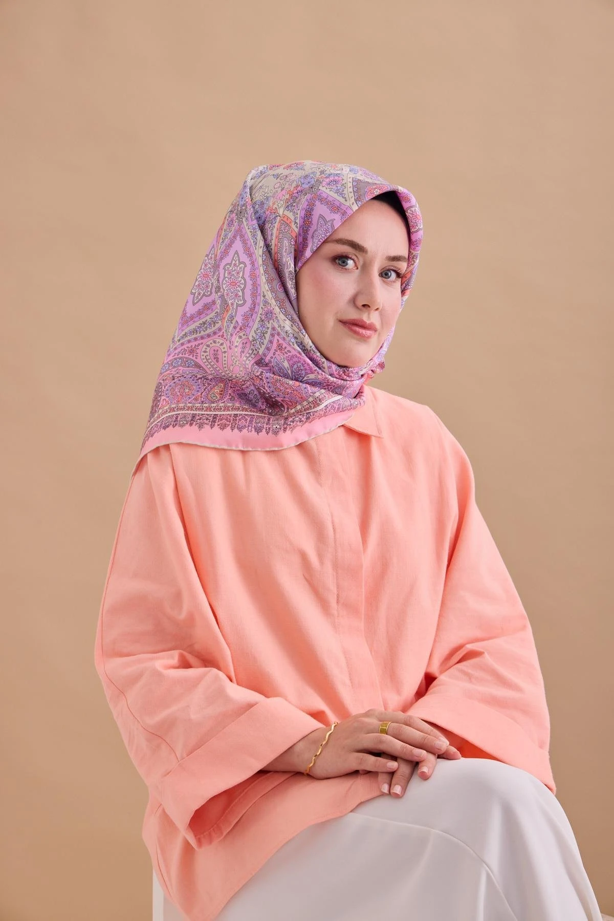 06 Silk Home Twill İpek Eşarp 11476