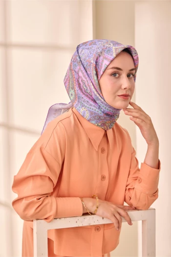 07 Silk Home Twill İpek Eşarp 11476