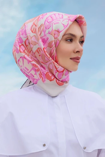 09 Belli Twill İpek Eşarp 4114D