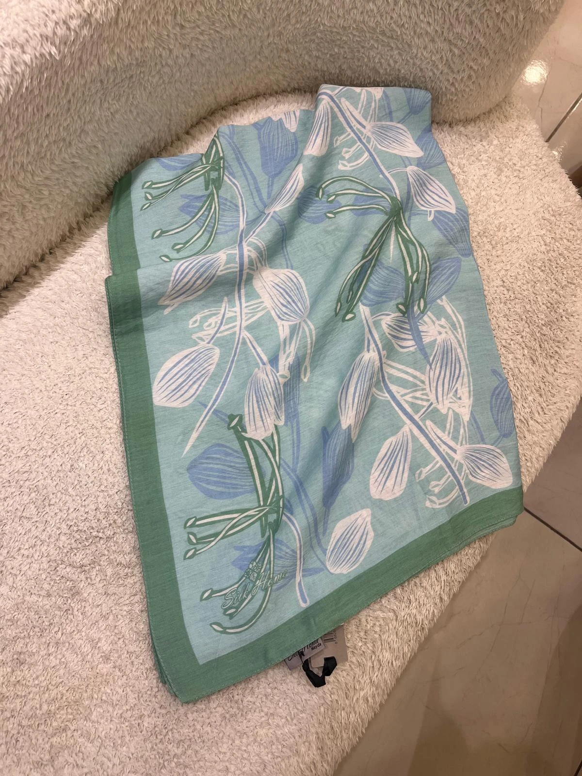 09 Silk Home Su Lalesi Mayda Şal