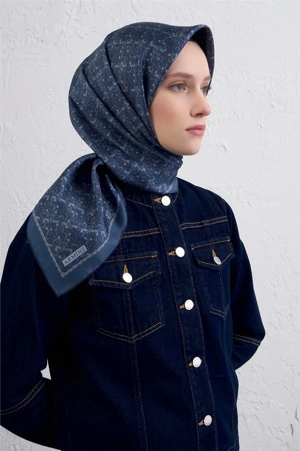 31 Armine Twill İpek Eşarp 9405D