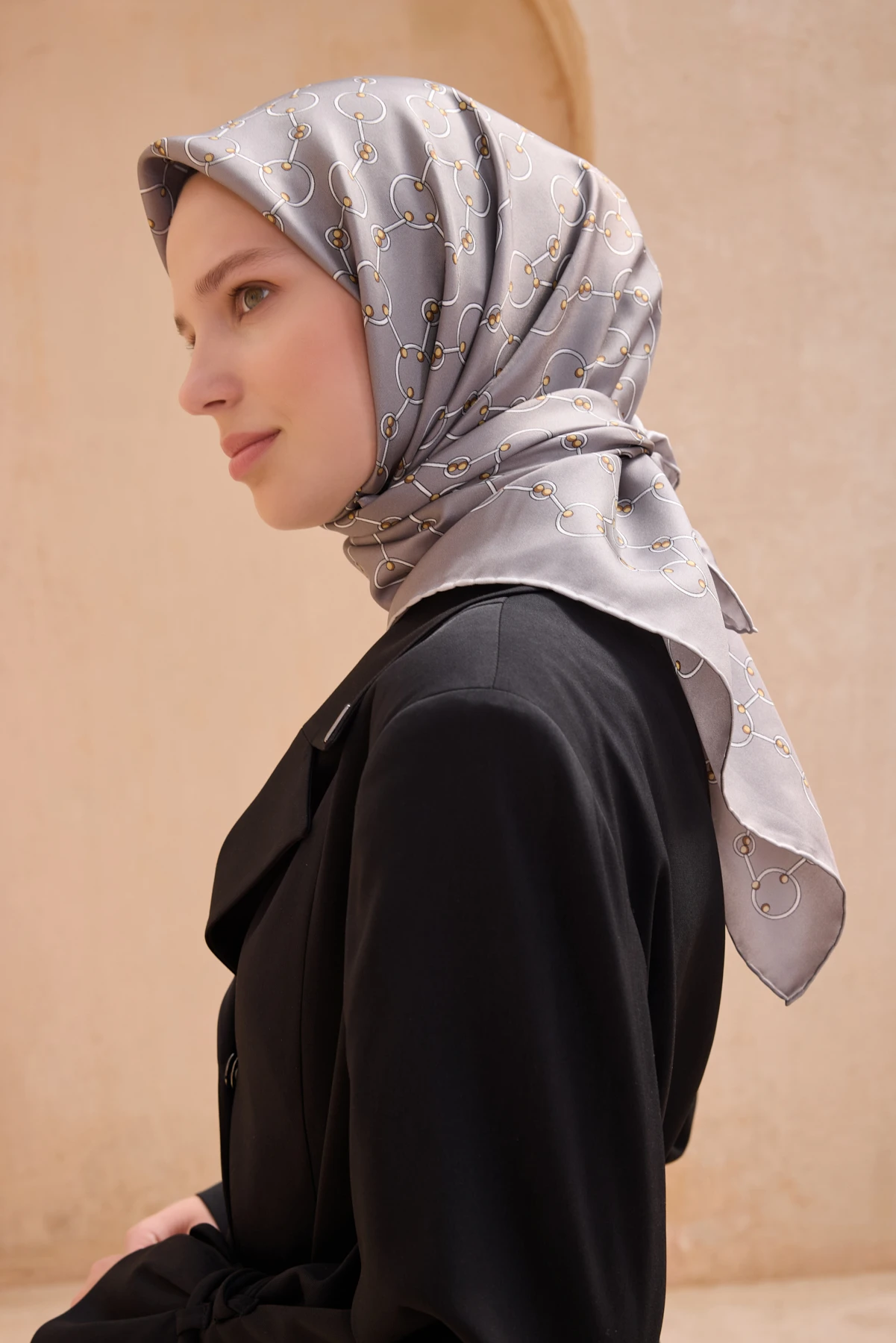31 Belli Twill İpek Eşarp 4109D