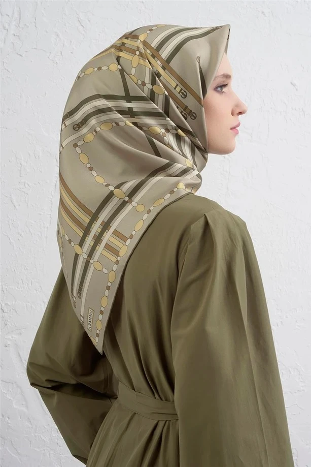 32 Armine Twill İpek Eşarp 9407D