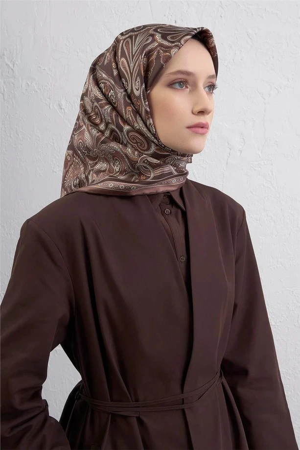 32 Armine Twill İpek Eşarp 9421D