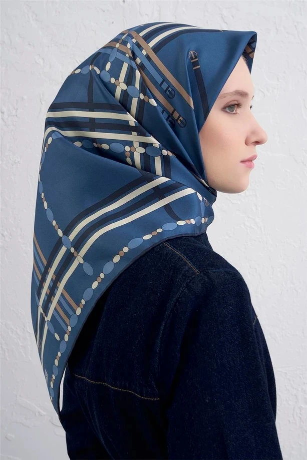 33 Armine Twill İpek Eşarp 9407D