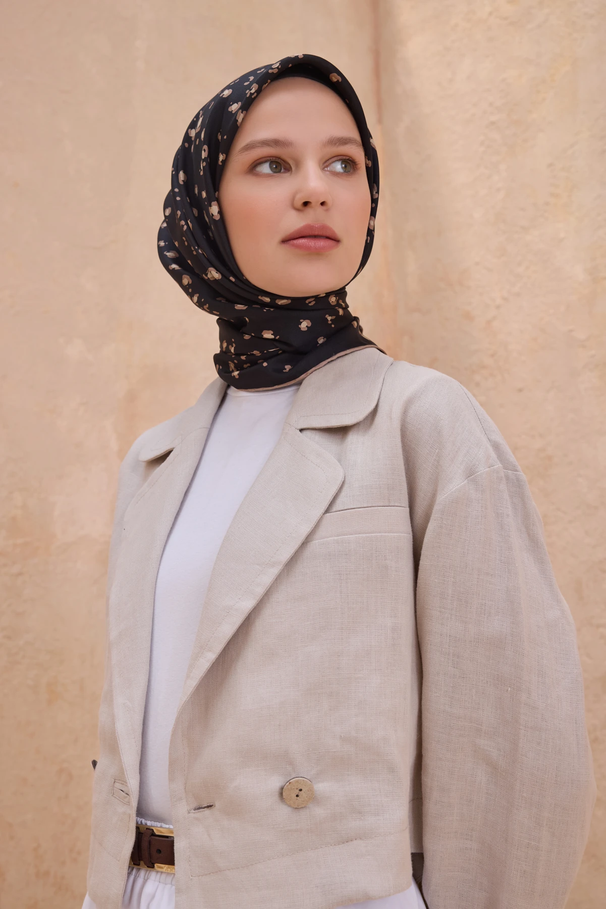33 Belli Twill İpek Eşarp 4126D