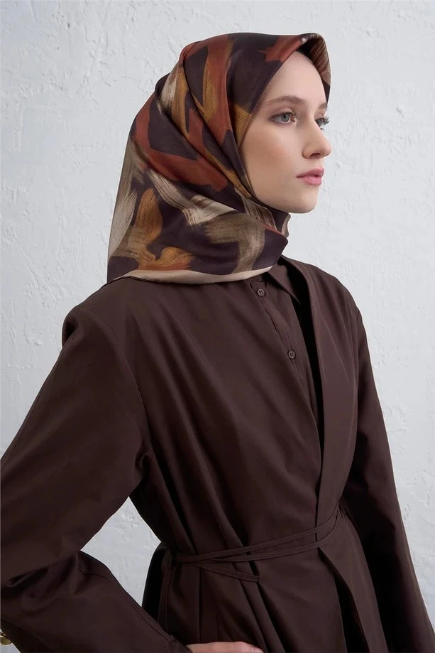 35 Armine Twill İpek Eşarp 9413D