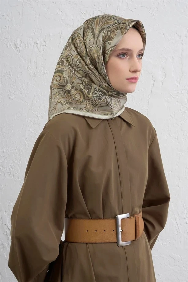 36 Armine Twill İpek Eşarp 9421D