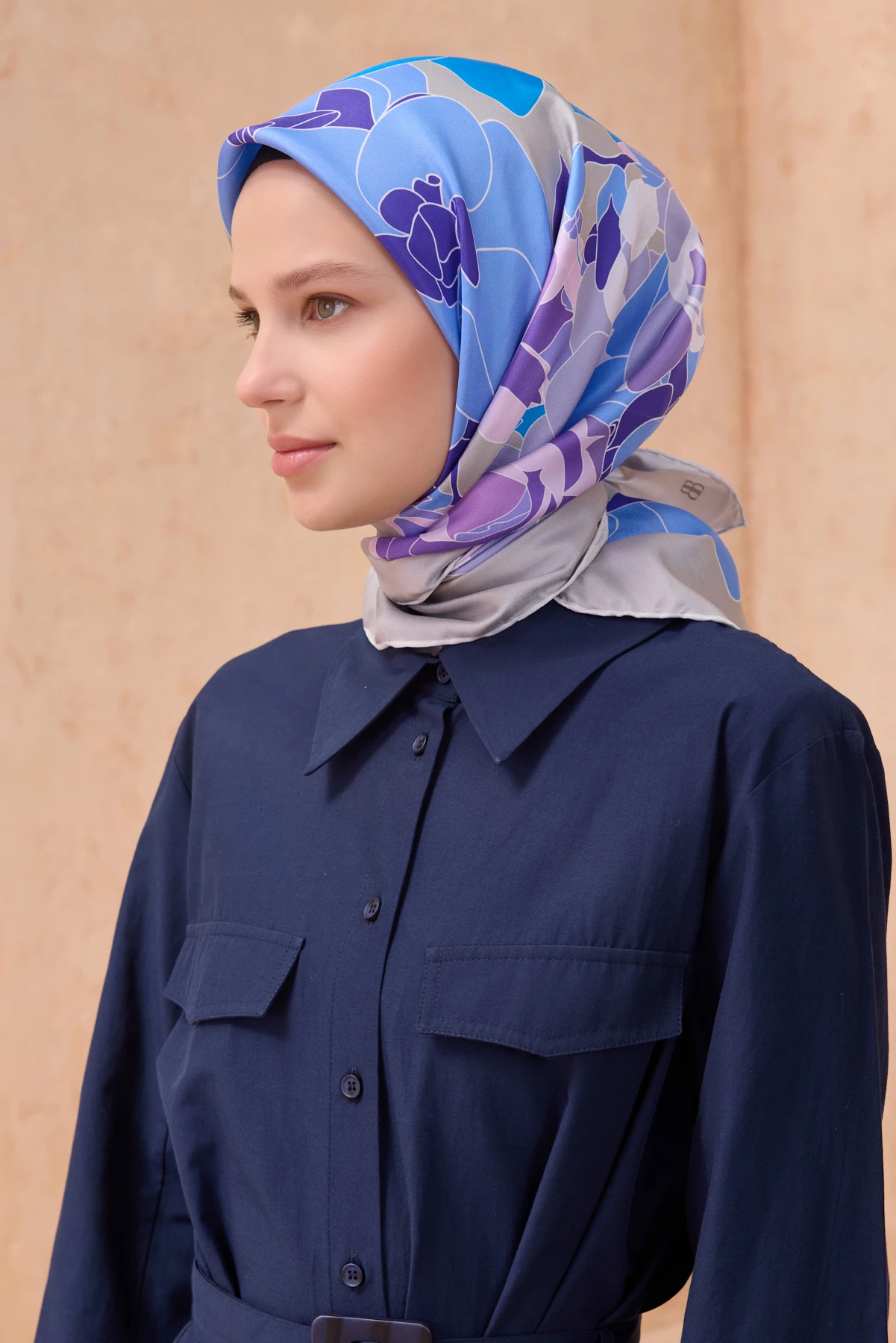 36 Belli Twill İpek Eşarp 4127D