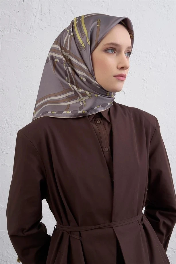 37 Armine Twill İpek Eşarp 9407D