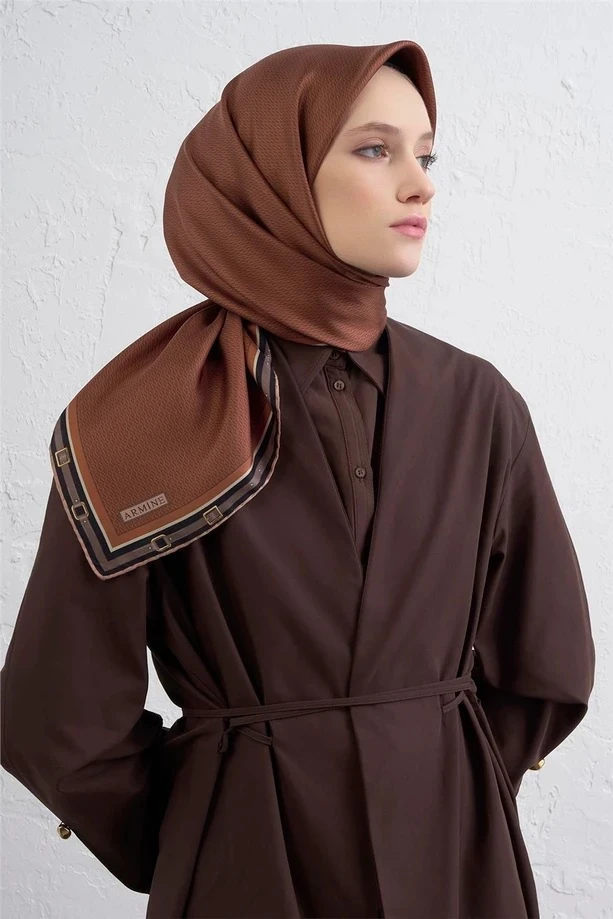38 Armine Twill İpek Eşarp 9401D