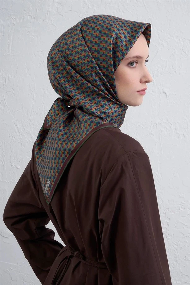 52 Armine Twill İpek Eşarp 9417D