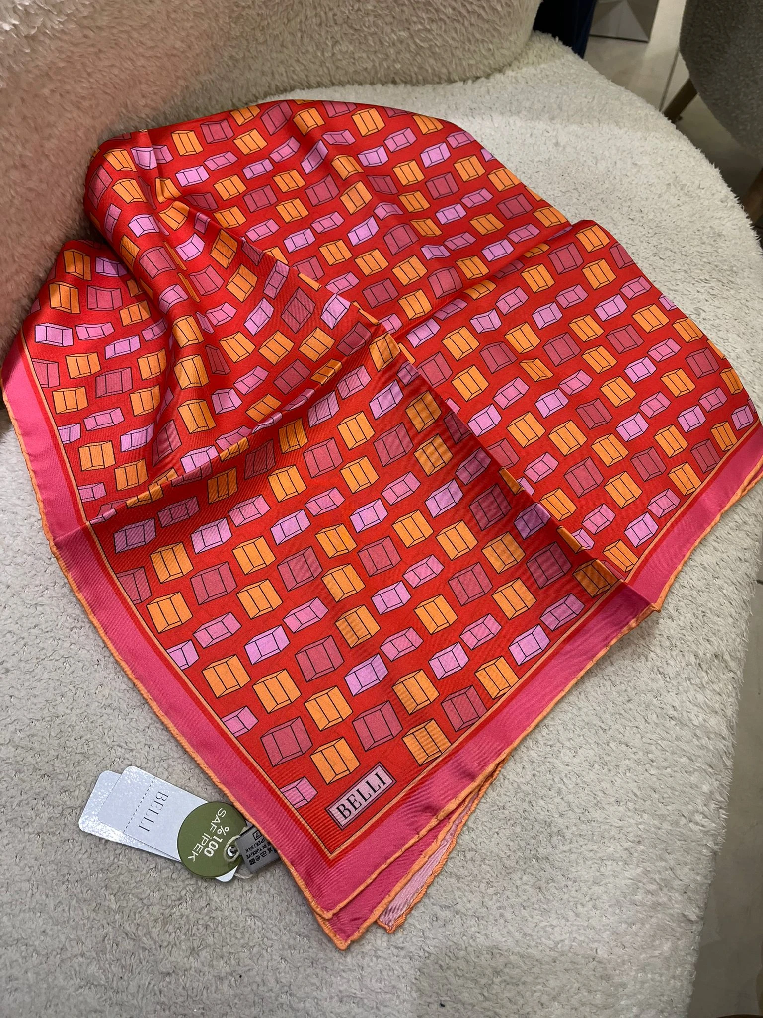 54 Belli Twill İpek Eşarp 4026D