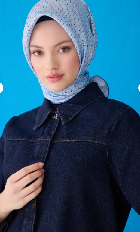 54 Belli Twill İpek Eşarp 4128D