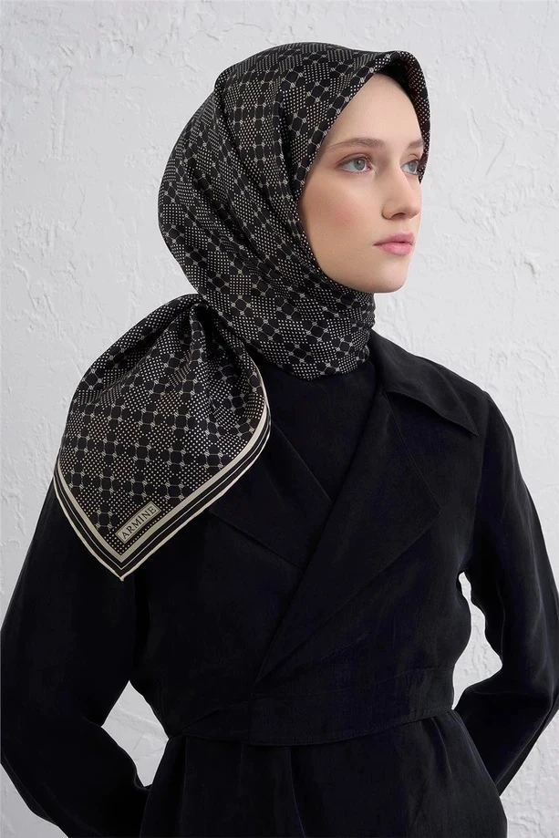 58 Armine Twill İpek Eşarp 9440D