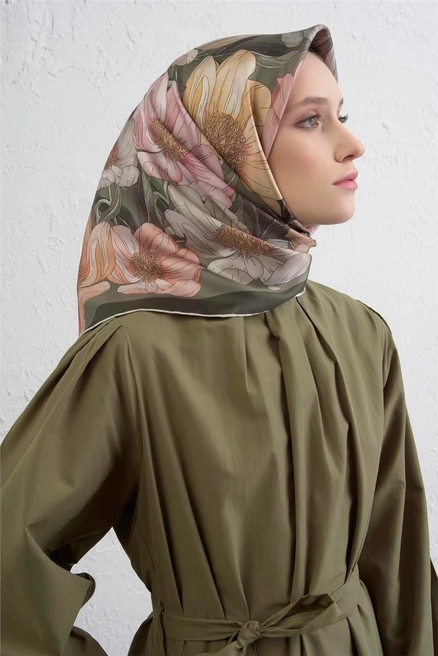 80 Armine Twill İpek Eşarp 9403D