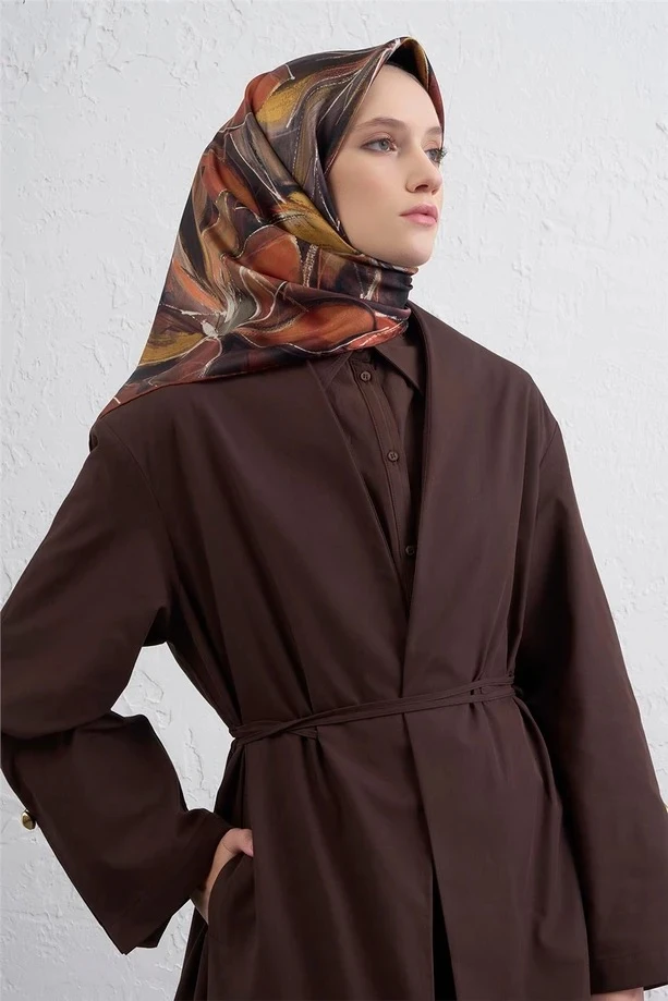 80 Armine Twill İpek Eşarp 9406D